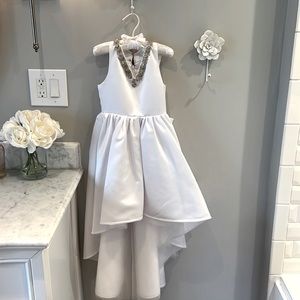 White Girls communion/flower girl dress
